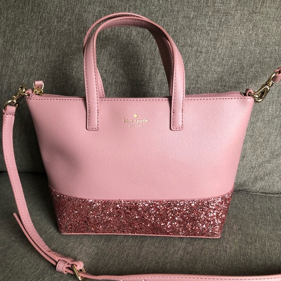 kate spade new york ina greta court crossbody dusty peony satchel